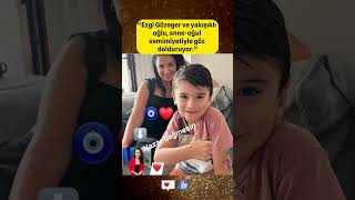 “Ezgi Gözeger ve yakışıklı oğlu, anne-oğul samimiyetiyle göz dolduruyor.” #shorts #ünlüler