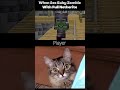 dangerous moment in Minecraft