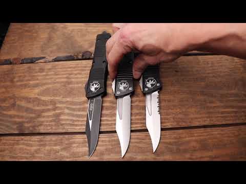 Microtech Combat Troodon Bowie Blade Switchblade Automatic
