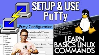 How to Setup and Use PuTTy | Basic Linux Commands [EXPLAINED]