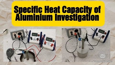 Working Out the Specific Heat Capacity of an Aluminium Block GCSE Physics Science