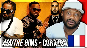 Maître GIMS - Corazon ft. Lil Wayne & French Montana (Clip Officiel) FRENCH RAP MUSIC REACTION!!!
