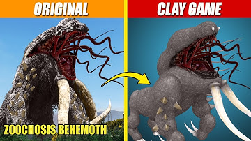 Making Zoochosis Behemoth with Clay Game | SPORE