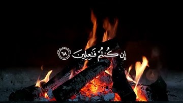 سورة الأنبياء 🌿 "قال افتعبدون من دون الله ما لا ينفعكم شيئآ "  للقارئ ياسر الدوسري 🌿🤍