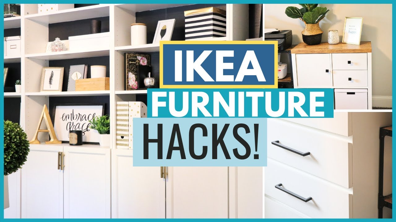 DIY IKEA FURNITURE HACKS | Build Custom Designs! - YouTube