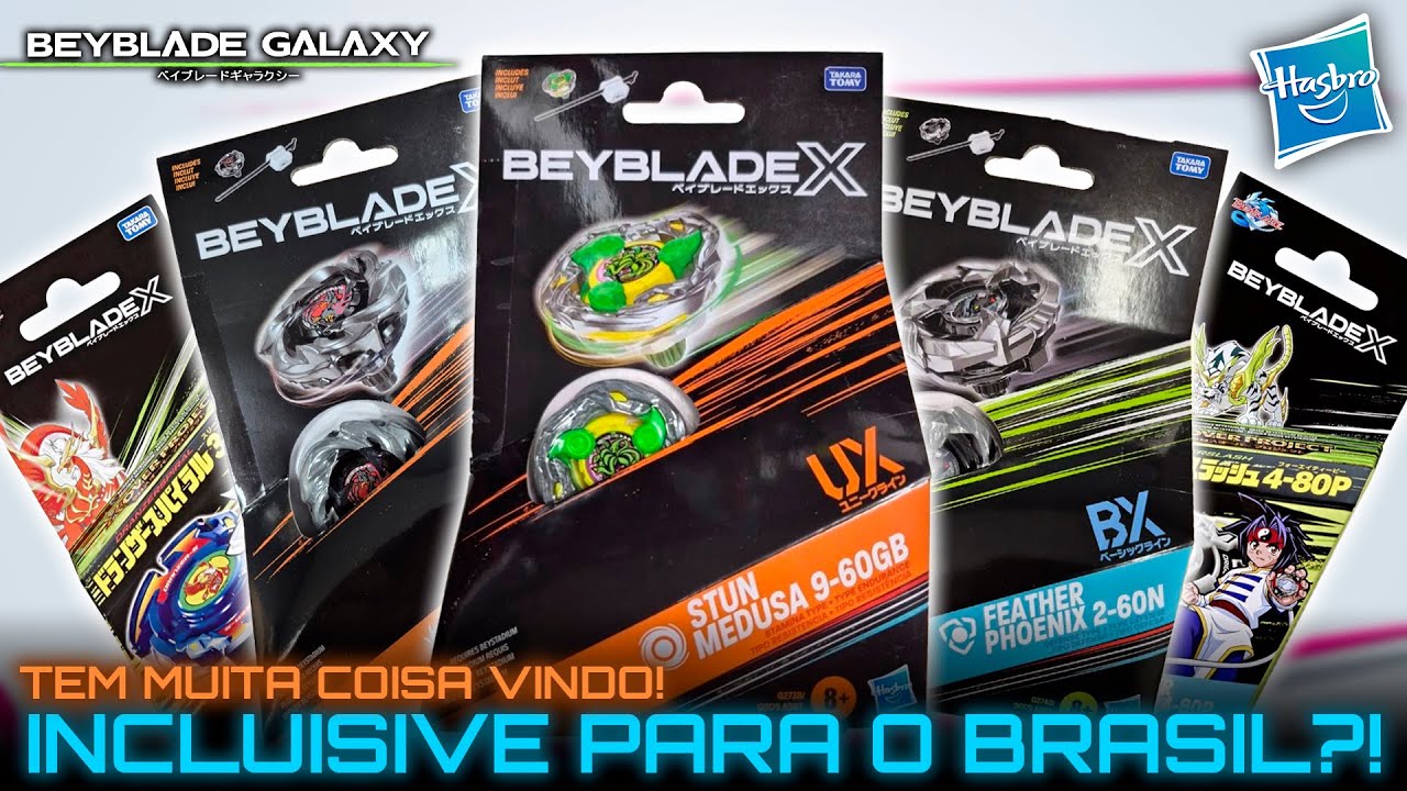 Lots of new Beyblade X products from Hasbro! Even for Brazil