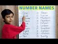 Number names with spelling  maths for kids  english numbers  ginti  rsgauri