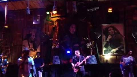 having some fun at apache reggae bar, kuta bali