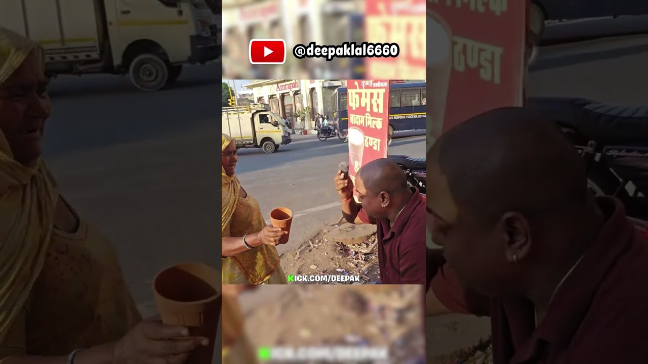 A Old Lady Break A Pot On Deepak's Head