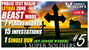 Update 32 Beta Lethal Zone State of Decay 2 PTR Public Test Realm Gameplay Part 5 Jessie BEAST MODE