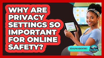 Why Are Privacy Settings So Important For Online Safety? - Gen Alpha Adventures