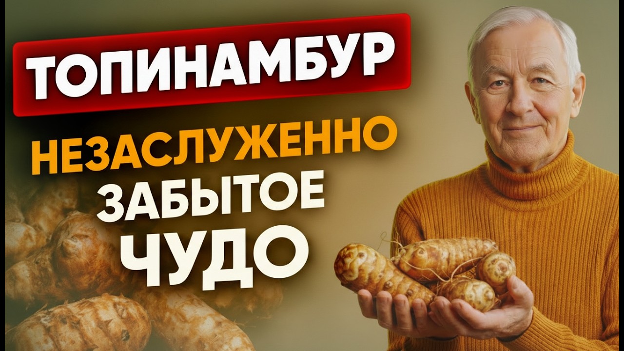 САХАР, ДАВЛЕНИЕ, КИШЕЧНИК: один овощ - три механизма | Говорим о топинамбуре