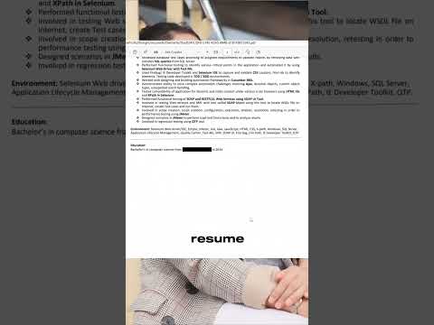 Resume Before vs