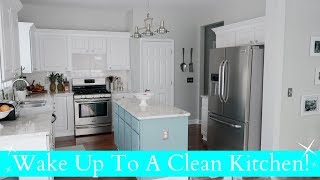 Wake up to a CLEAN KITCHEN with a NIGHTTIME CLEANING ROUTINE