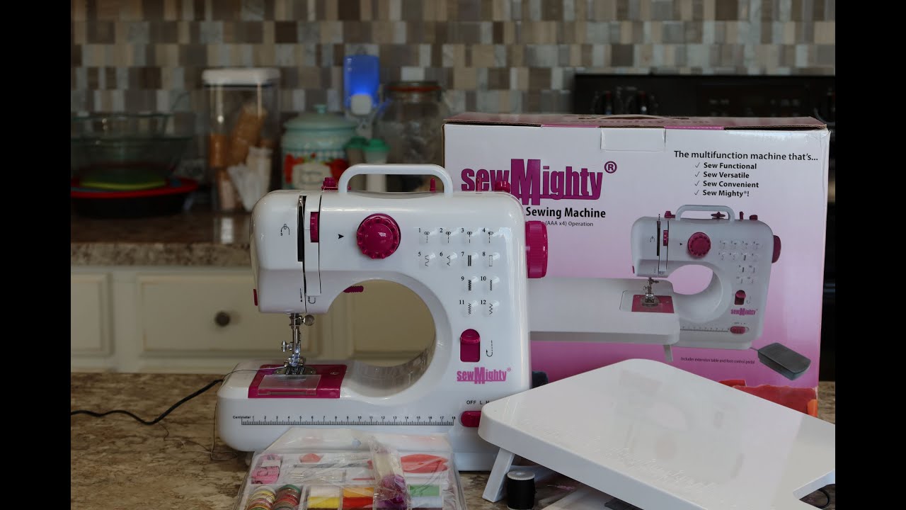 Sew Mighty, The Original Portable Sewing Machines – Perfect for Travel, Quick Repairs & Small Projects – Dual-Speed, Battery & A