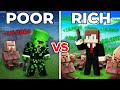 Mikey poor hitman vs jj rich hitman survival battle in minecraft  maizen