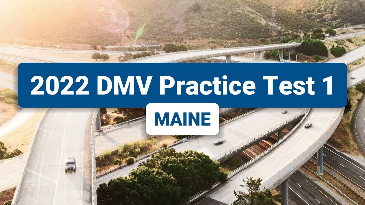 2024 Maine DMV Practice Test 1 YouTube