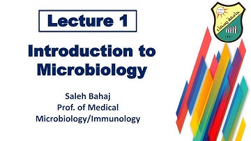 1- Introduction to Microbiology