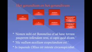 Latijn: gerundium & gerundivum (uitleg)