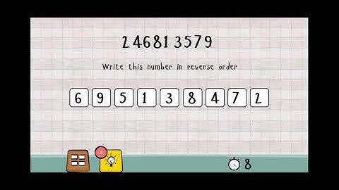 Logic Master 1 - Mind Twist Level 150 Solution | Write this number in reverse order