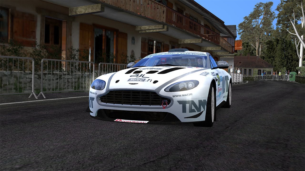 Richard Burns Rally: Platres Hillclimb, in an Aston Martin Vantage RGT ...