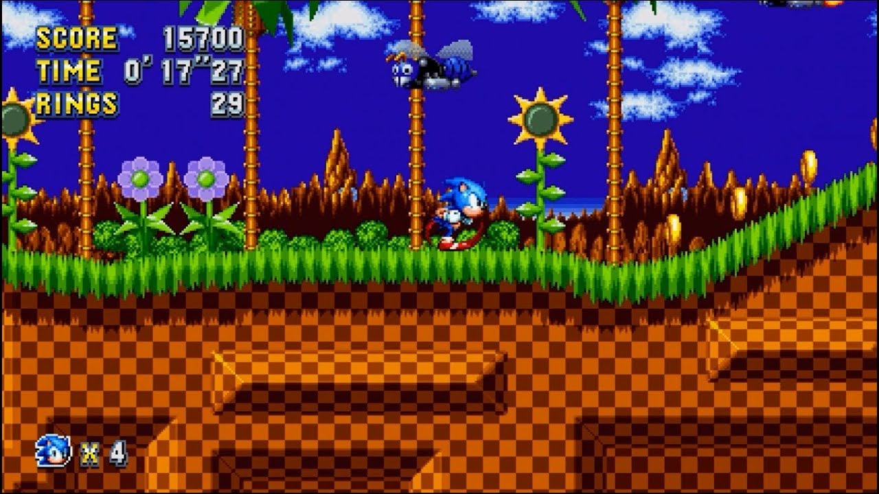 sonic 1 green hill zone sprites