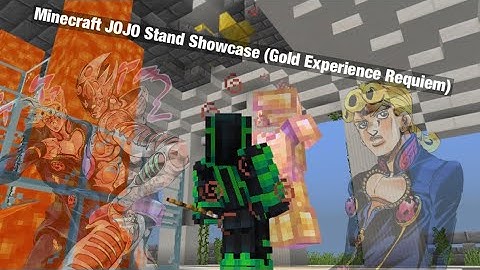 MCPE JOJO Stand Showcase『Gold Experience Requiem』
