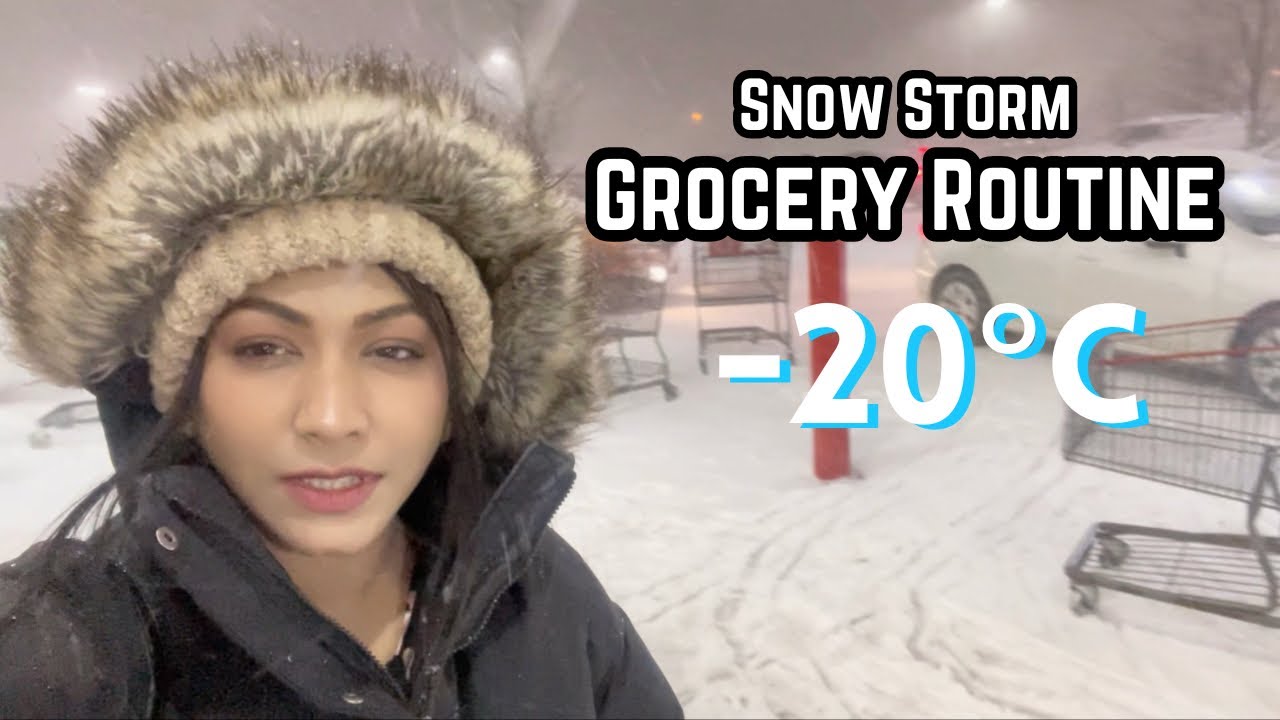 How We Do Grocery In Snow Storm 20 C In Canada Toronto Heavy how-we-do-grocery-in-snow-storm-20-c-in-canada-toronto-heavy