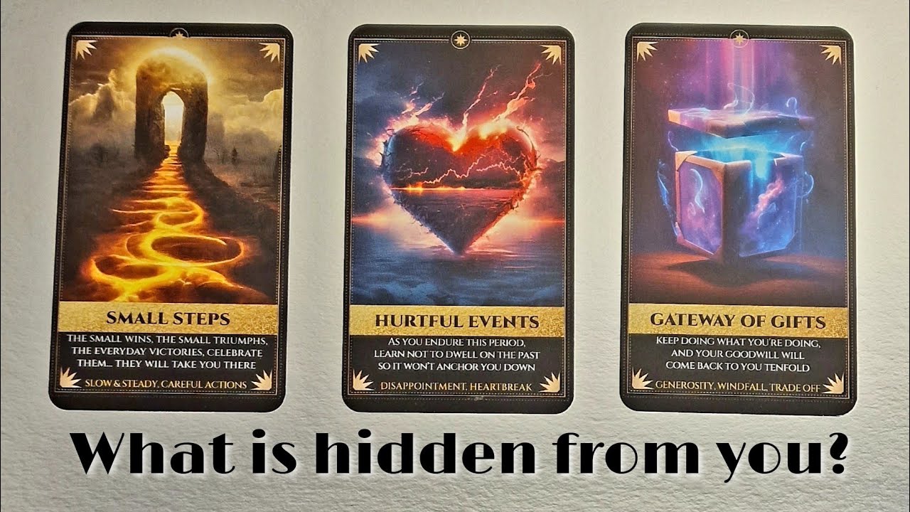 ✨️ What is hidden from you? ✨️ pick a card tarot 🔮 timeless 🔮