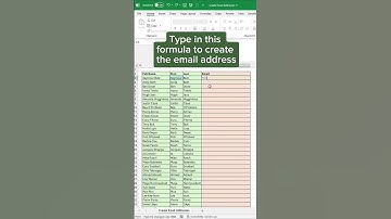 Generate Email Addresses in Excel with This Simple Formula!