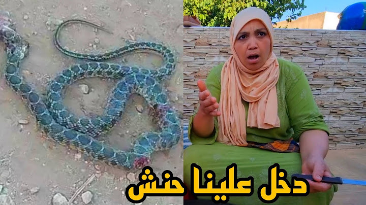 دخل علينا حنش 😱 الحمدلله معضش ولد توريا 😱😱