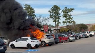 4 vehicles catch on fire in Target parking lot