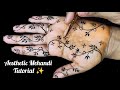 Aesthetic Simple Mehendi Design 😱 Eid Mehendi Tutorial #yttrending #mehndi #aestheticmehndidesign