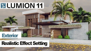 How To Create a REALISTIC Exterior Effect in just 20 minutes - Lumion 11 Rendering Tutorial.