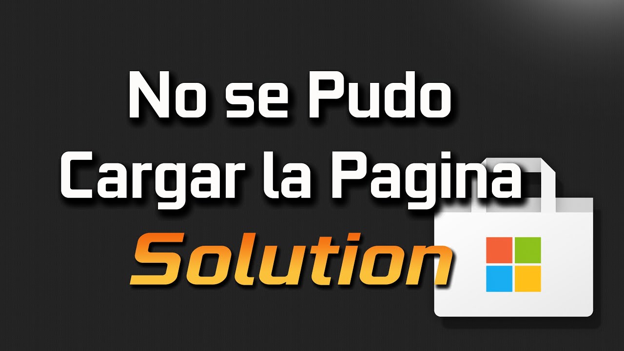 No se pudo cargar la página. Vuelva a intentarlo más tarde. Error de ...