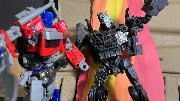 Optimus Kills Scourge Scene | Transformers Rise of The Beasts (Transformers Stop Motion Recreation)