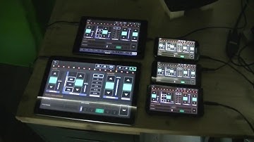 G-Stomper Studio 5.5, Tempo Change demonstration using Ableton Link on 5 Devices