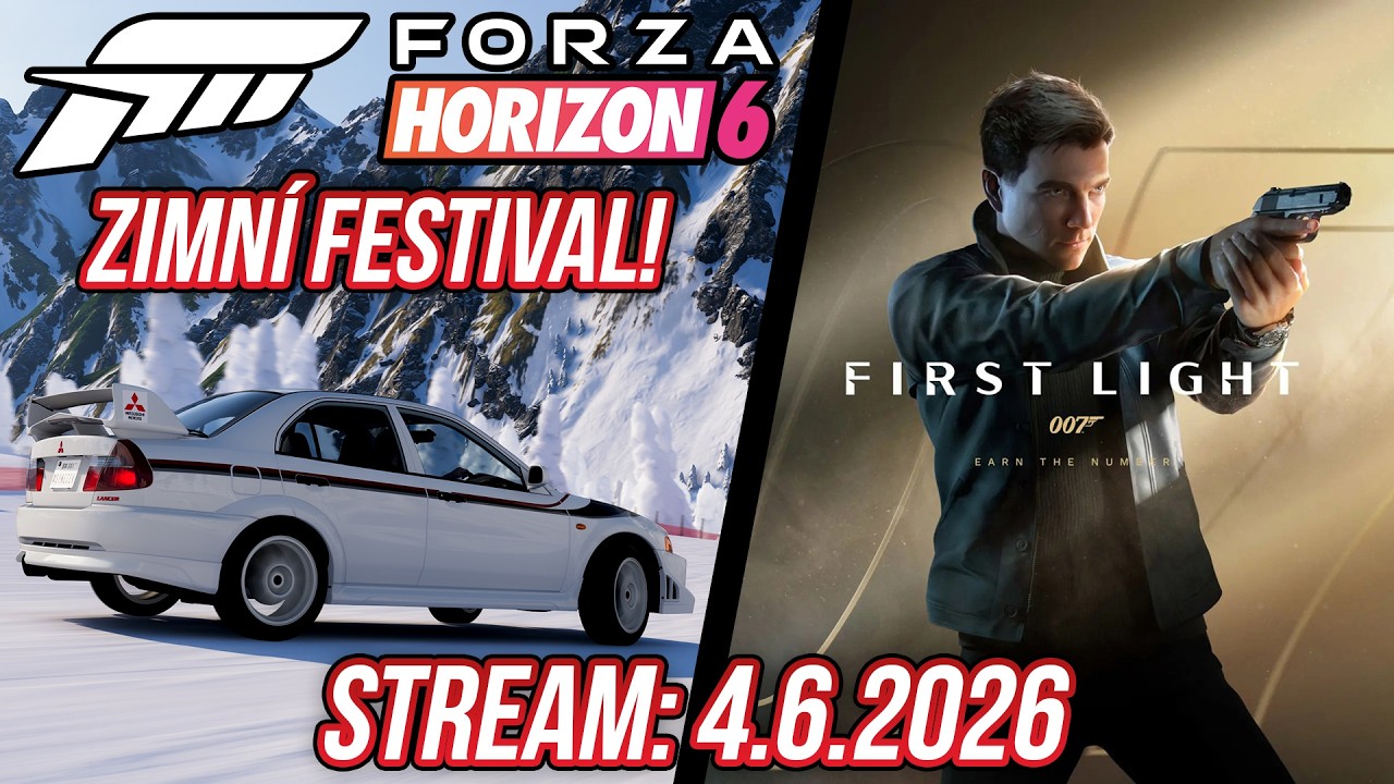 🔴 STREAM: FORZA HORIZON 6: ZIMN&Iacute; SEZ&Oacute;NA JE TU | POTOM POKRAČOV&Aacute;N&Iacute; 007 First Light s če&scaron;tinou