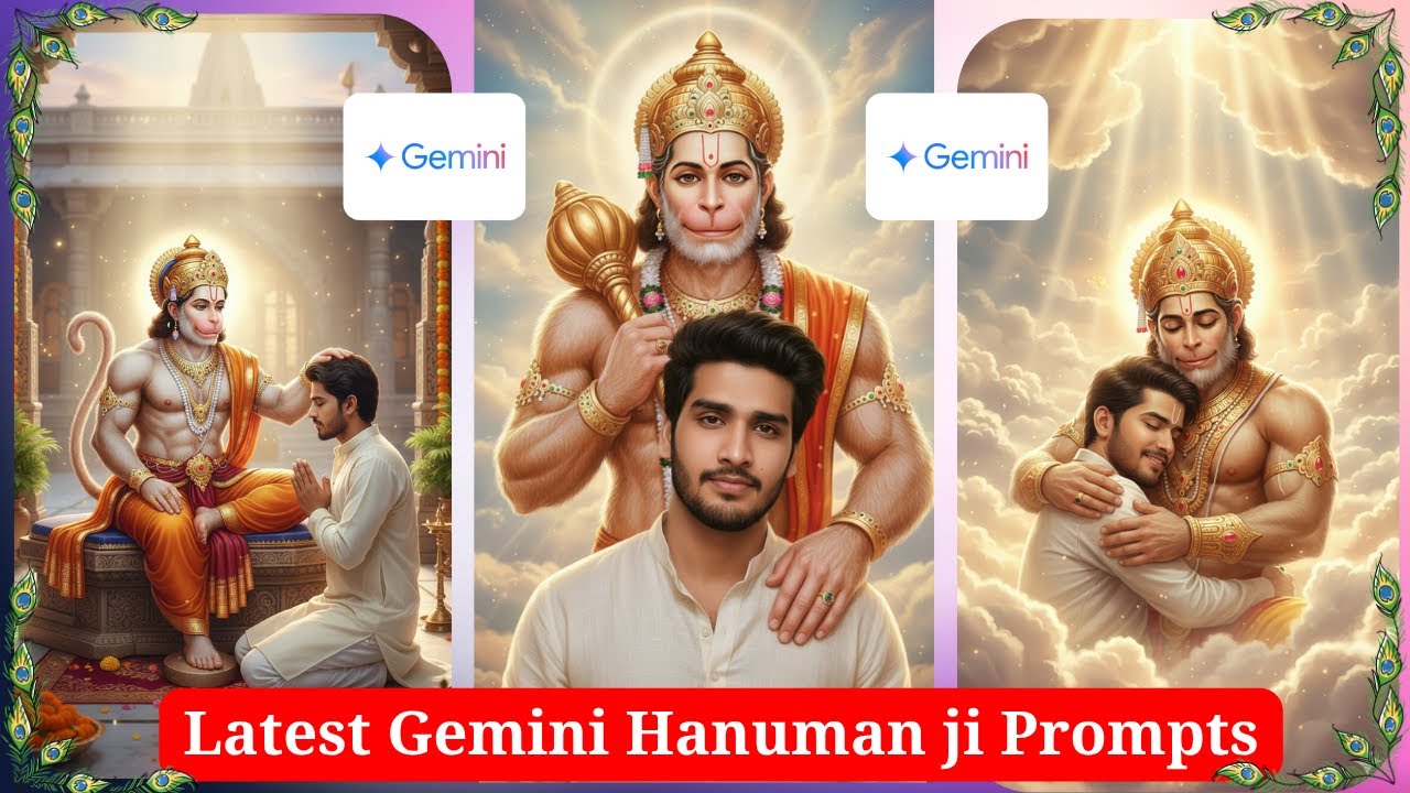 How to Generate Your Photo with Lord Hanuman in Gemini | Exact Prompt & Step-by-Step Guide - 2025