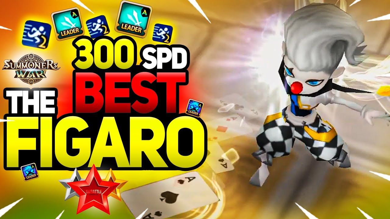 CC Команда с Удивительным БЫСТРЫМ ФИГАРО - Summoners War