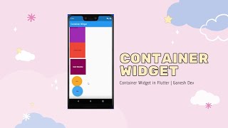 #5 Flutter Container widget with Margin and Padding & Box Decoration | Flutter Tutorial | Ganesh Dev