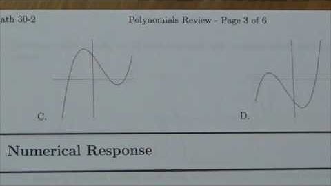 Math 30-2 Polynomials Review MC#9