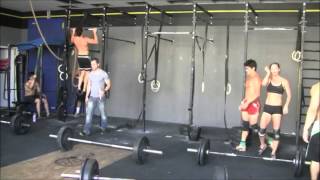 Andrea Ager - 2012 OC Throwdown Qualifier WOD 2 -