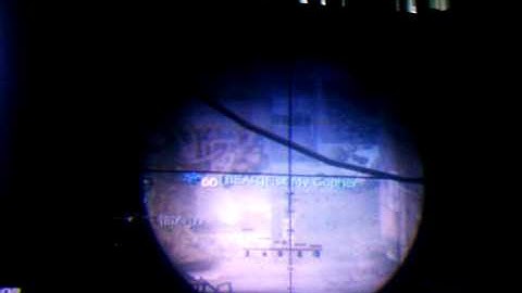 amazing quick scope across the map  mw3