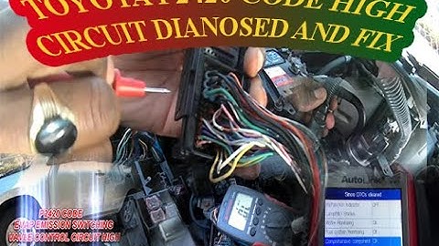 TOYOTA RAV4 P2420 EVAP EMISSION  HIGH CIRCUIT DIAGNOSED  AND FIX