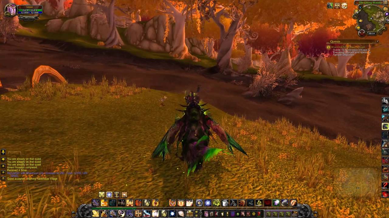 Warning Fairbreeze Village Quest Playthrough - Eversong Woods