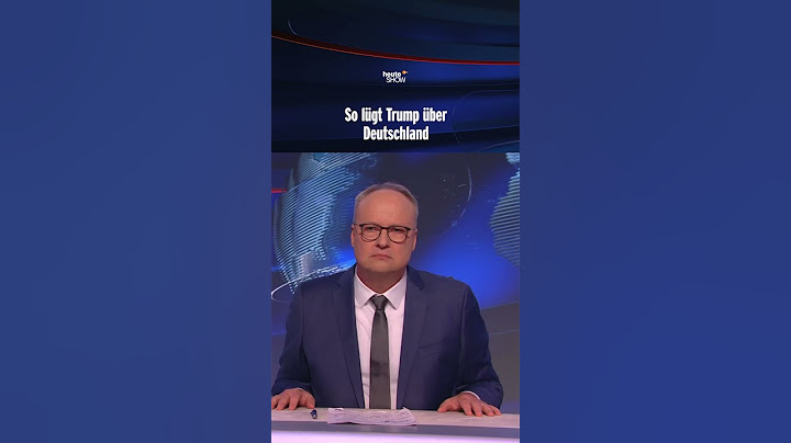So lügt Trump über Deutschland | heute-show #shorts
