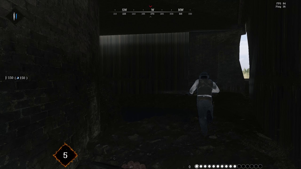 Hunt  Showdown Glitched Wall, Fort Carmick