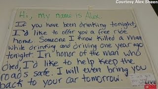 Online DUI confession videographer gives rides to drinkers.