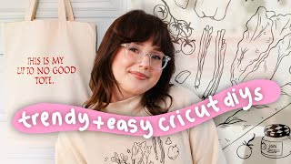 EASY CRICUT PROJECTS FOR BEGINNERS ✦ trendy designs using Cricut Joy Xtra ✦